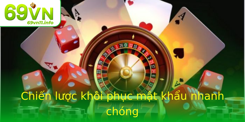Chiến lược khôi phục mật khẩu nhanh chóng Chiến lược khôi phục mật khẩu nhanh chóng