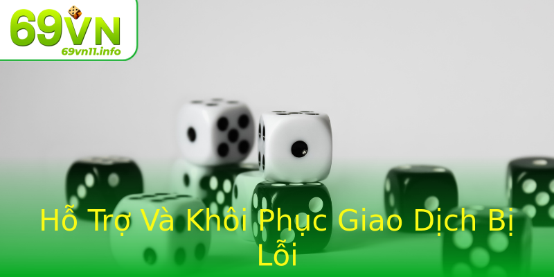 Hỗ Trợ Và Khôi Phục Giao Dịch Bị Lỗi Hỗ Trợ Và Khôi Phục Giao Dịch Bị Lỗi